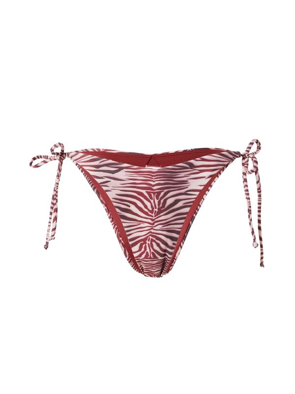 Hunkemöller Hunkemöller Bikini hlačke  svetlo roza / rdeča / bela