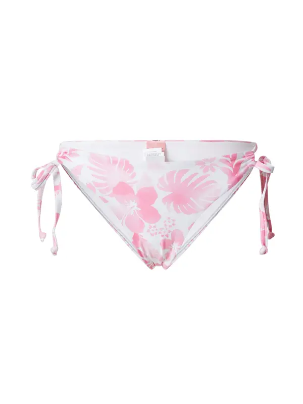 Hunkemöller Hunkemöller Bikini hlačke 'Tropical'  svetlo roza / bela