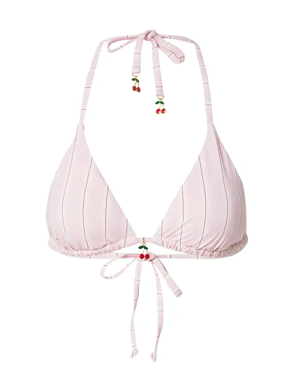Hunkemöller Hunkemöller Bikini zgornji del 'Corfu'  roza / rdeča / bela