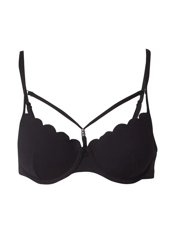 Hunkemöller Hunkemöller Bikini zgornji del  črna