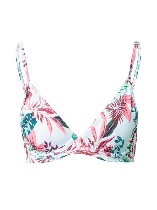 Hunkemöller Hunkemöller Bikini zgornji del 'Cuba'  svetlo zelena / lila / roza / bela