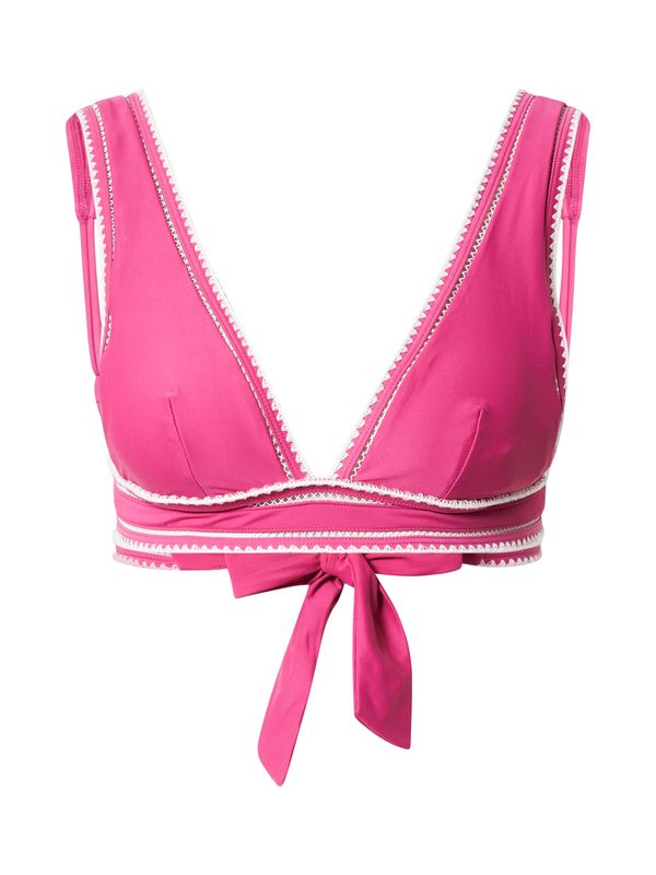 Hunkemöller Hunkemöller Bikini zgornji del 'Maya'  fuksija / bela