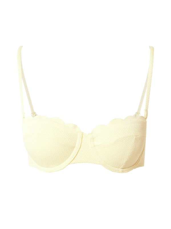 Hunkemöller Hunkemöller Bikini zgornji del  pastelno rumena