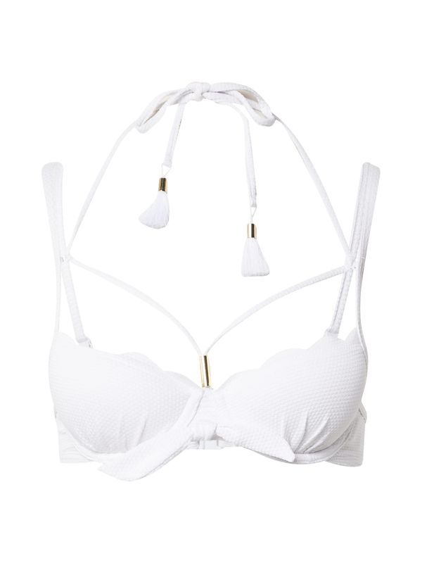 Hunkemöller Hunkemöller Bikini zgornji del 'Scallop'  bela