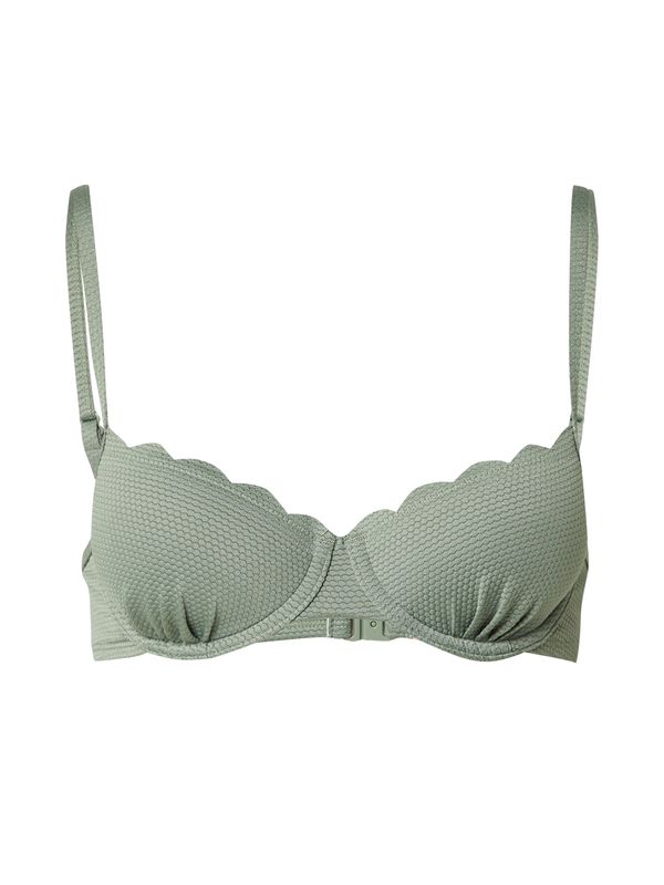 Hunkemöller Hunkemöller Bikini zgornji del 'Scallop'  pastelno zelena