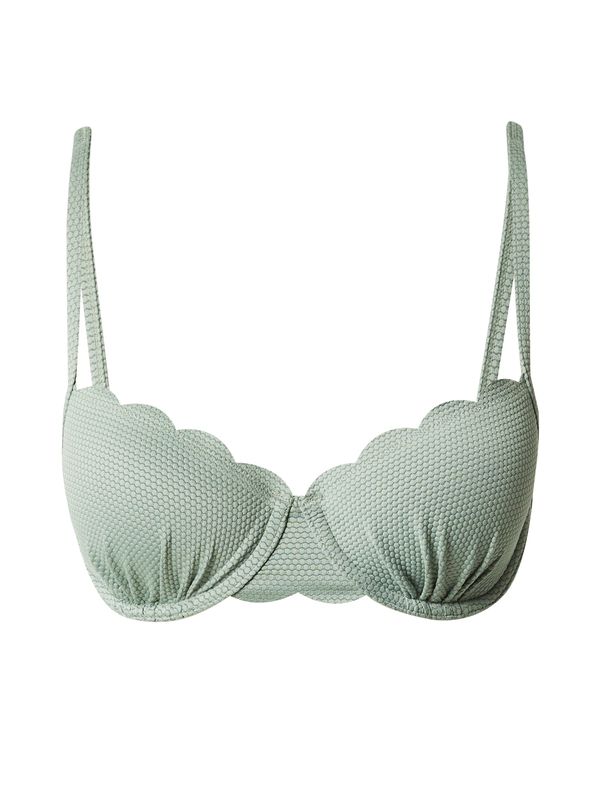 Hunkemöller Hunkemöller Bikini zgornji del 'Scallop'  pastelno zelena