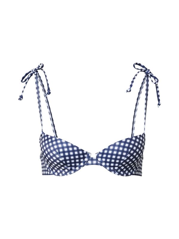 Hunkemöller Hunkemöller Bikini zgornji del  temno modra / bela