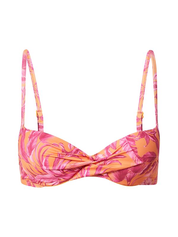 Hunkemöller Hunkemöller Bikini zgornji del 'Tulum'  mandarina / fuksija / pitaja / svetlo roza