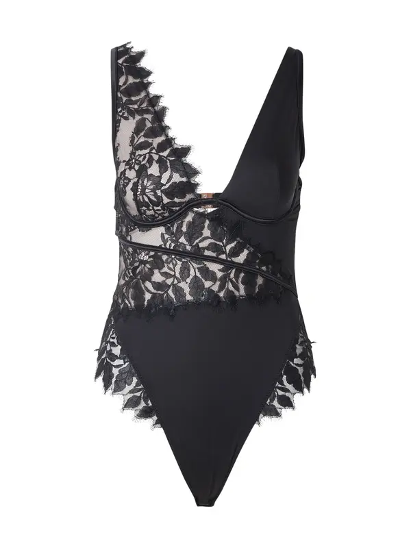 Hunkemöller Hunkemöller Bodi  črna