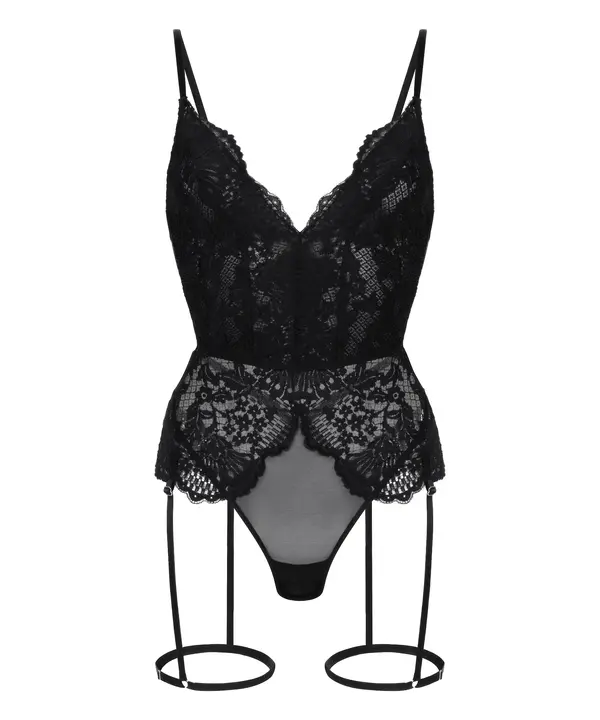 Hunkemöller Hunkemöller Bodi 'Whitney'  črna