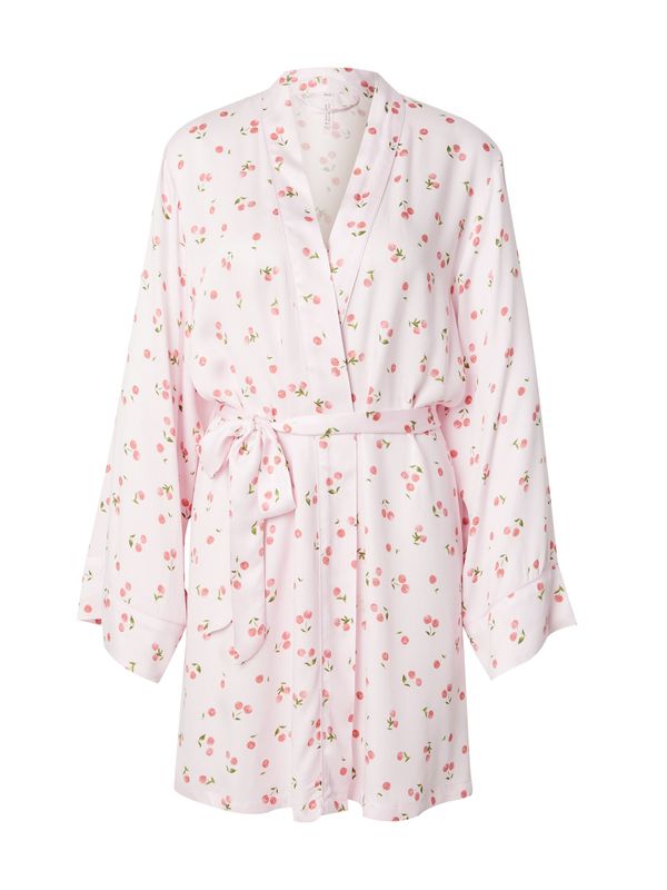 Hunkemöller Hunkemöller Kratek kopalni plašč  zelena / roza / pastelno roza