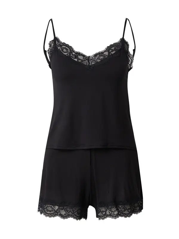Hunkemöller Hunkemöller Kratke hlače za spanje  črna