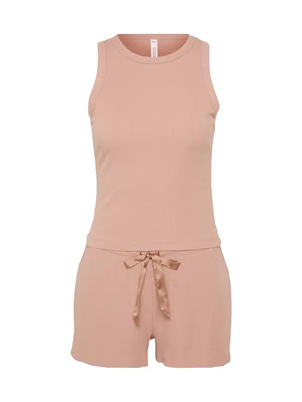 Hunkemöller Hunkemöller Kratke hlače za spanje  mokka