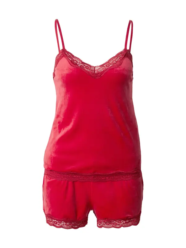 Hunkemöller Hunkemöller Kratke hlače za spanje  rdeča