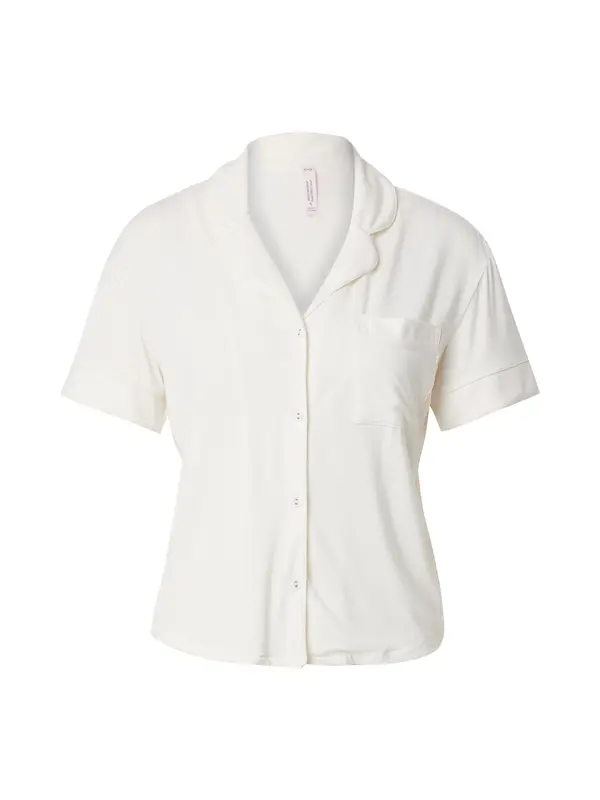 Hunkemöller Hunkemöller Majica za spanje 'Essential'  bela