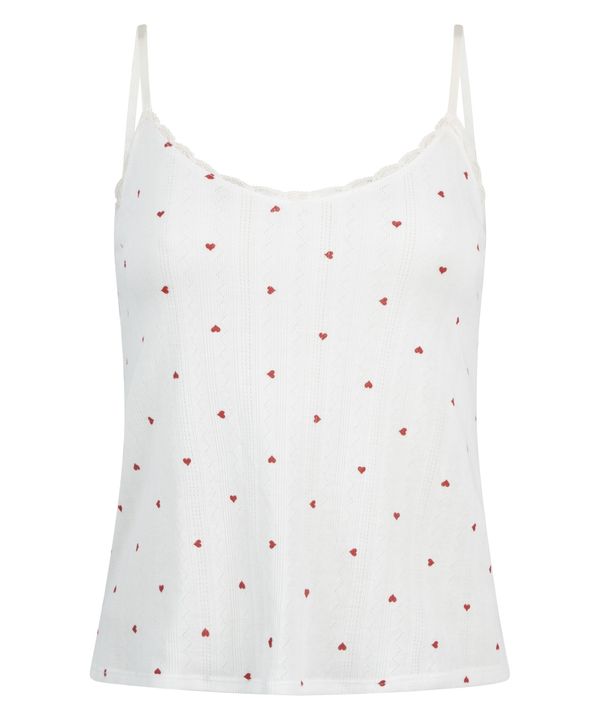 Hunkemöller Hunkemöller Majica za spanje  rdeča / bela