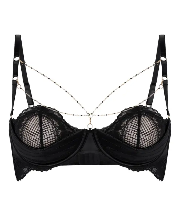 Hunkemöller Hunkemöller Nedrček 'Belladonna'  črna