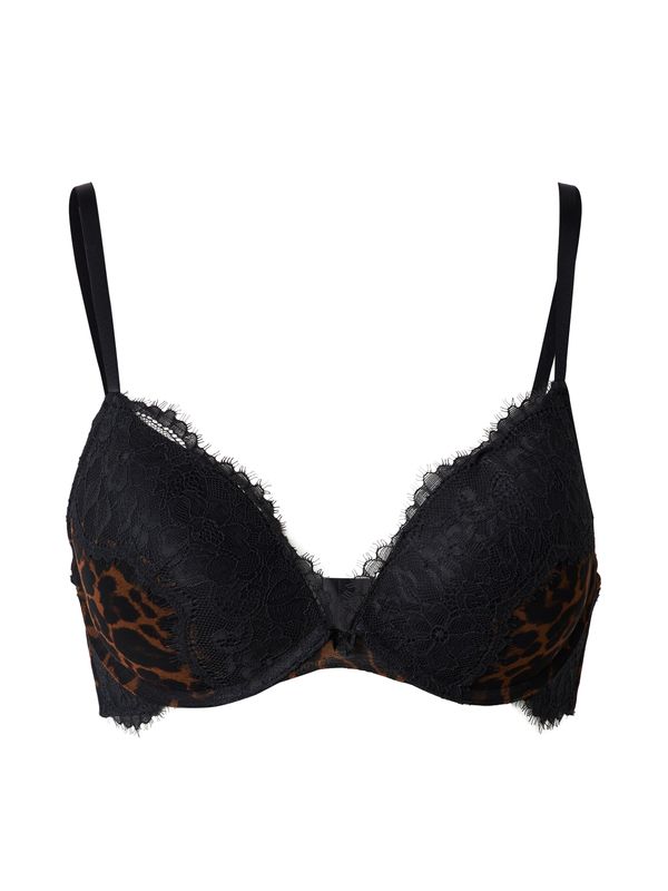 Hunkemöller Hunkemöller Nedrček 'Bliss'  rjava / črna