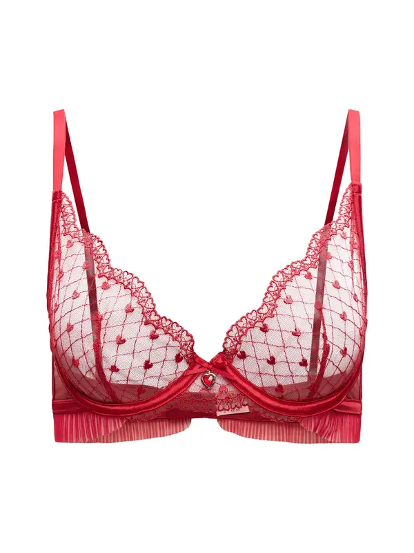 Hunkemöller Hunkemöller Nedrček 'Cordelie'  krvavo rdeča