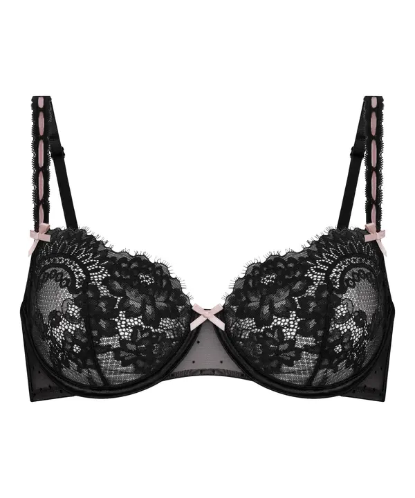 Hunkemöller Hunkemöller Nedrček 'Dorothy'  črna