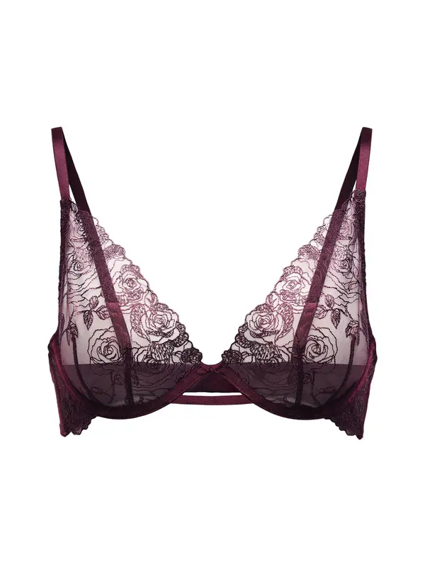 Hunkemöller Hunkemöller Nedrček 'HOLLIE'  vinsko rdeča