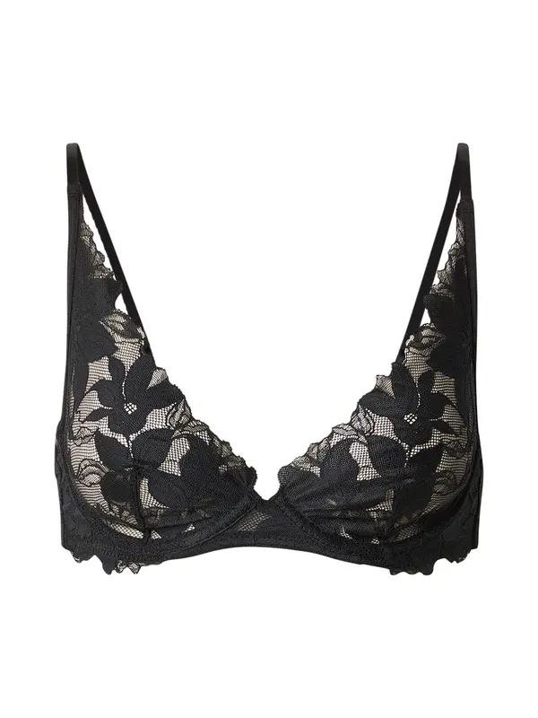 Hunkemöller Hunkemöller Nedrček 'Ingrid'  črna