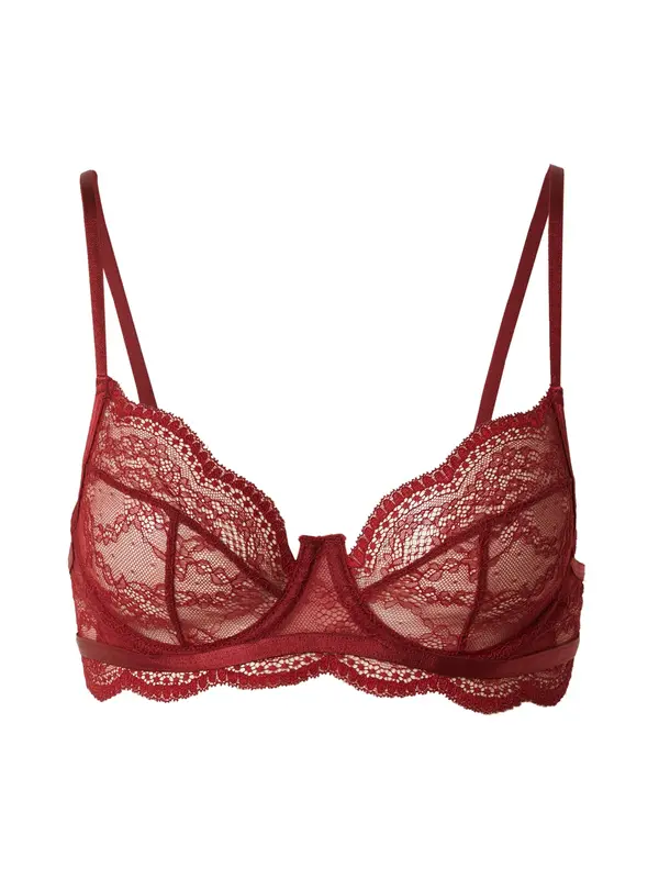 Hunkemöller Hunkemöller Nedrček 'ISABELLE'  karminsko rdeča