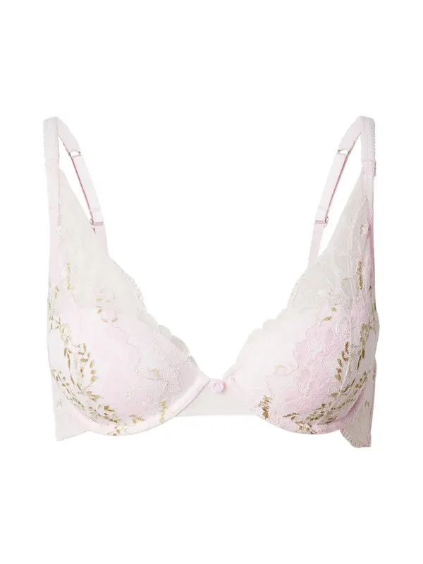 Hunkemöller Hunkemöller Nedrček 'Miri'  oliva / roza / pastelno roza / bela