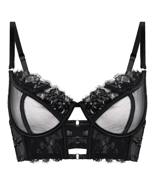Hunkemöller Hunkemöller Nedrček 'Nienke'  črna