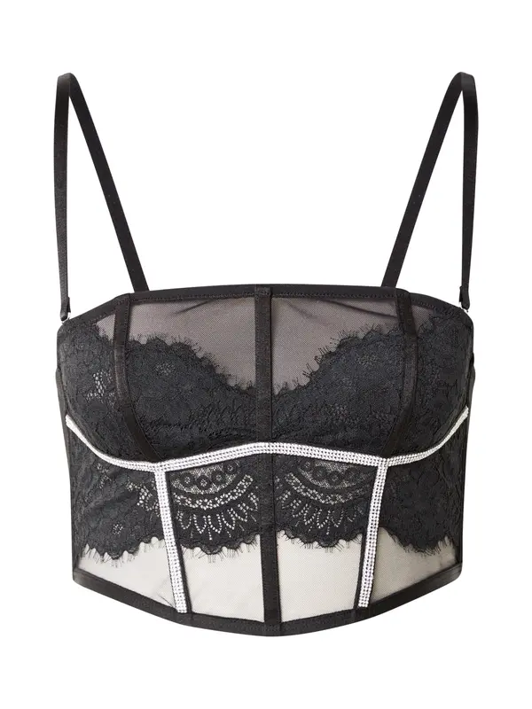 Hunkemöller Hunkemöller Nedrček 'Odette'  črna