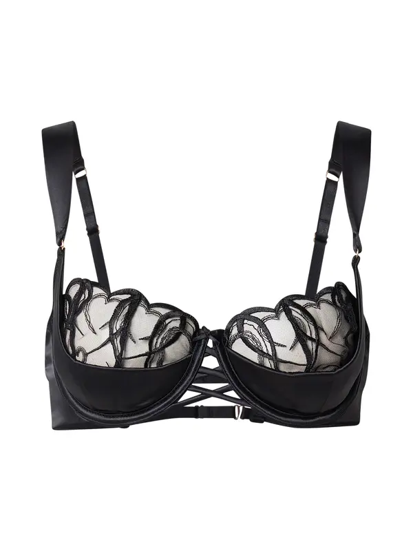 Hunkemöller Hunkemöller Nedrček 'Olivia'  črna