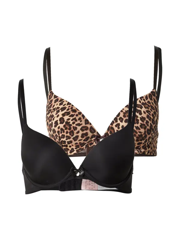 Hunkemöller Hunkemöller Nedrček  rjava / kapučino / črna