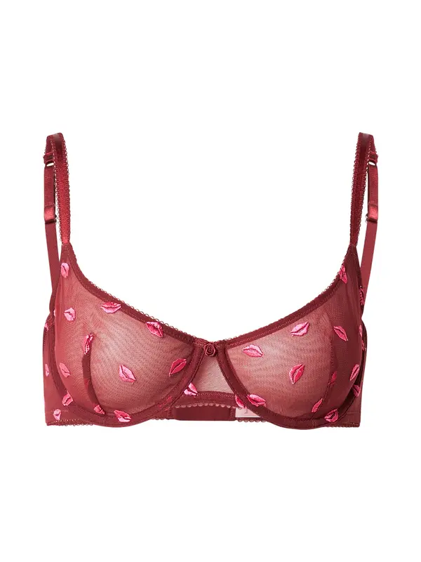 Hunkemöller Hunkemöller Nedrček  roza / temno rdeča