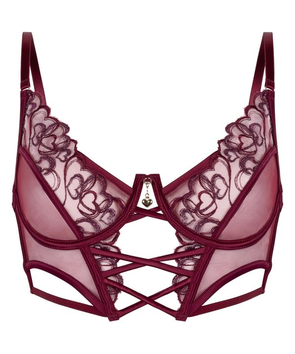 Hunkemöller Hunkemöller Nedrček 'Scarlett'  bordo