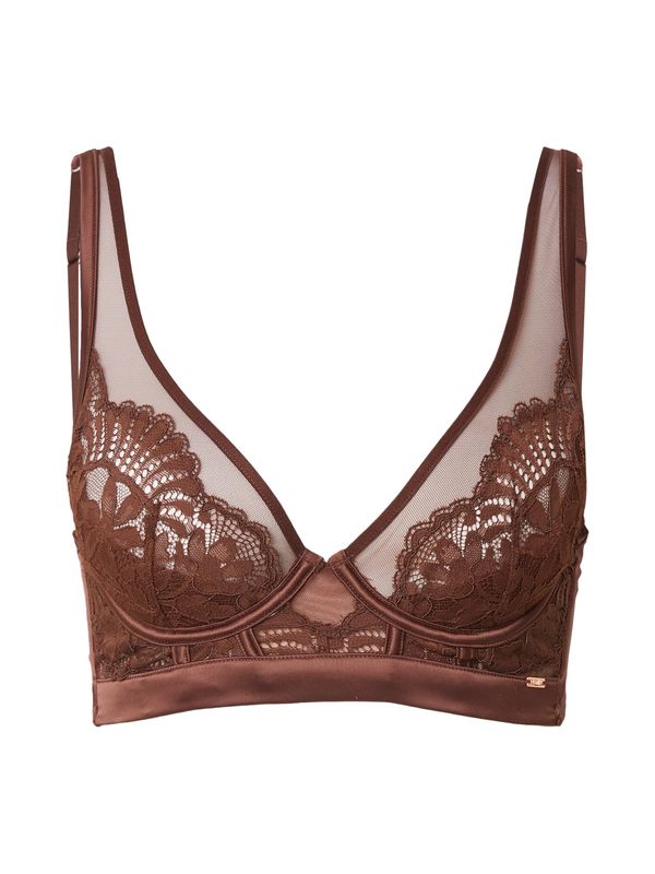 Hunkemöller Hunkemöller Nedrček  temno rjava