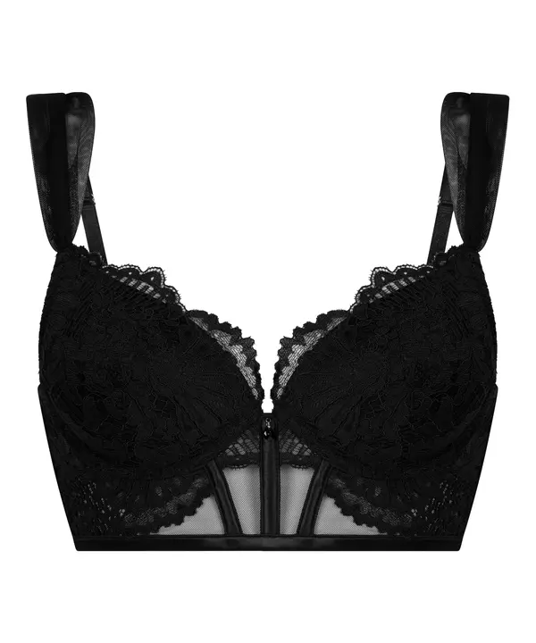 Hunkemöller Hunkemöller Nedrček 'Whitney'  črna
