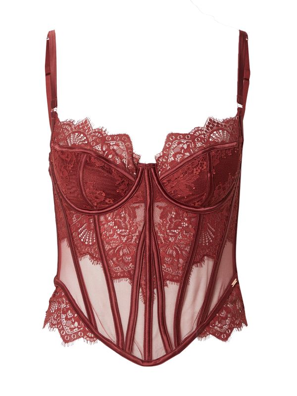 Hunkemöller Hunkemöller Nedrček 'Zoe'  bordo
