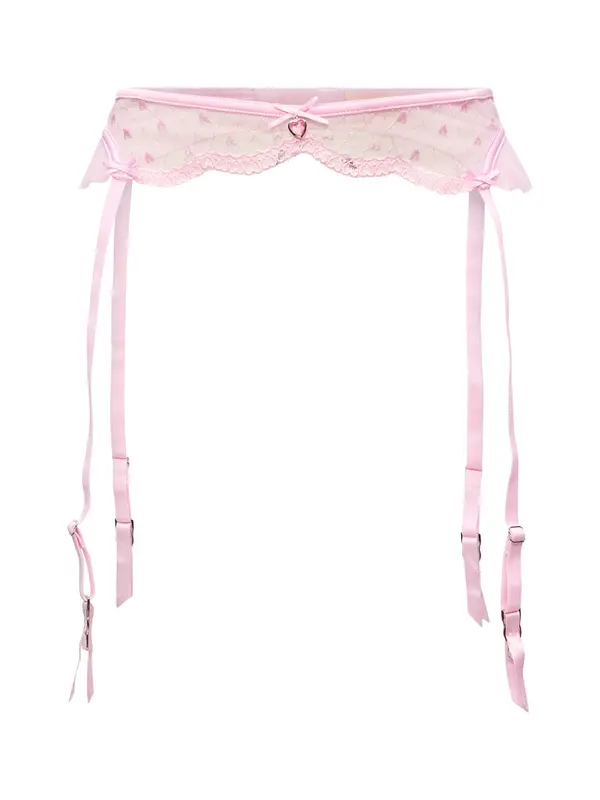Hunkemöller Hunkemöller Pasek za nogavice 'Cordelie'  roza