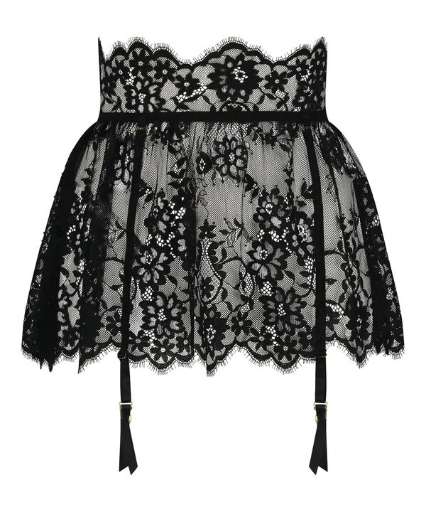 Hunkemöller Hunkemöller Pasek za nogavice  črna