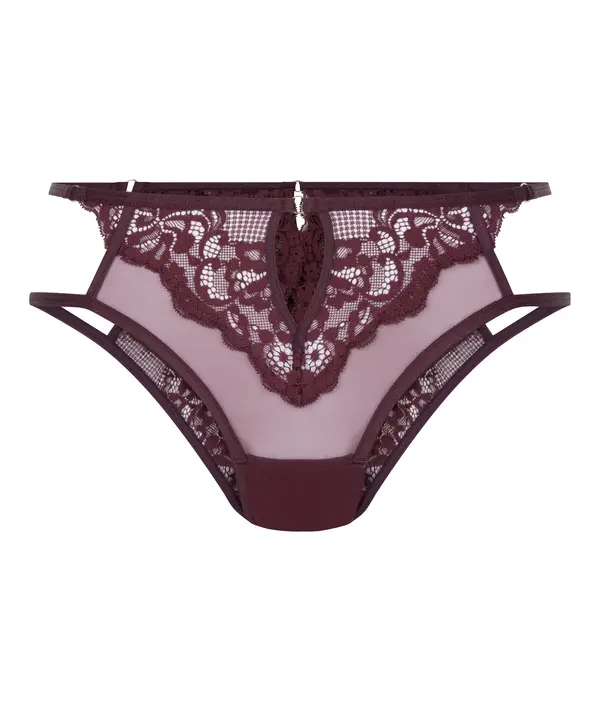 Hunkemöller Hunkemöller Spodnje hlače 'Cinnamon'  bordo