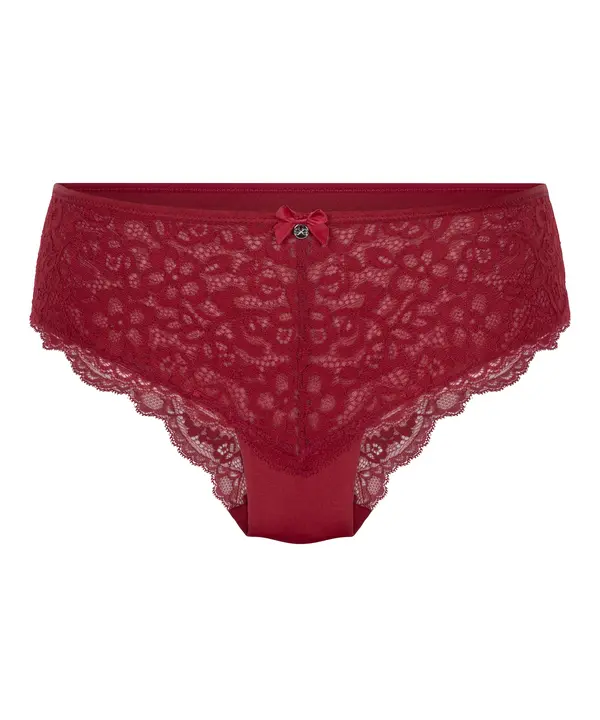 Hunkemöller Hunkemöller Spodnje hlače 'Marine'  karminsko rdeča