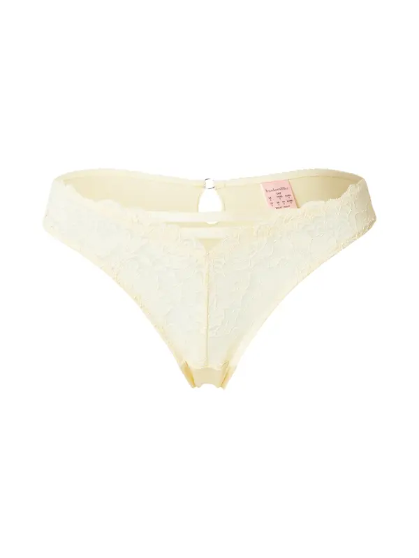 Hunkemöller Hunkemöller Spodnje hlačke 'Andrea'  pastelno rumena