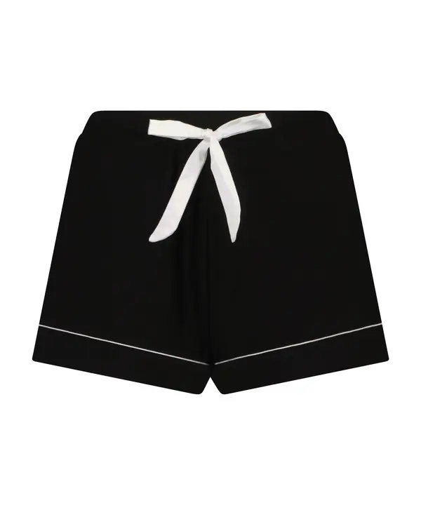 Hunkemöller Hunkemöller Spodnji del pižame 'Essential'  črna / bela