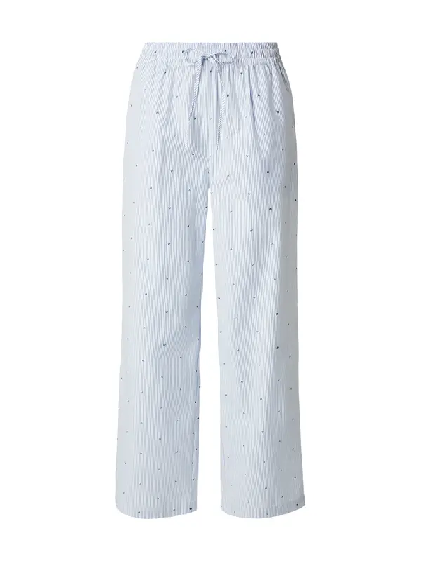 Hunkemöller Hunkemöller Spodnji del pižame  mornarska / svetlo modra / bela