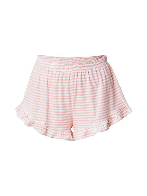 Hunkemöller Hunkemöller Spodnji del pižame  roza / bela