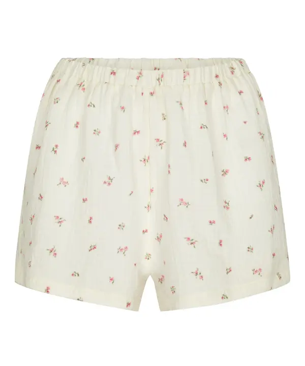 Hunkemöller Hunkemöller Spodnji del pižame  zelena / roza / pastelno roza / bela