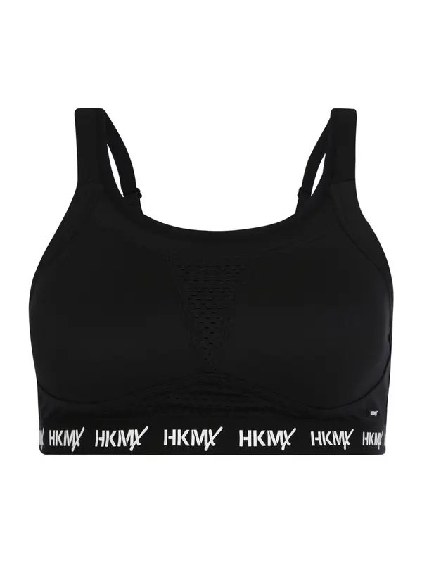 Hunkemöller Hunkemöller Športni nederček 'The Elite'  črna / bela