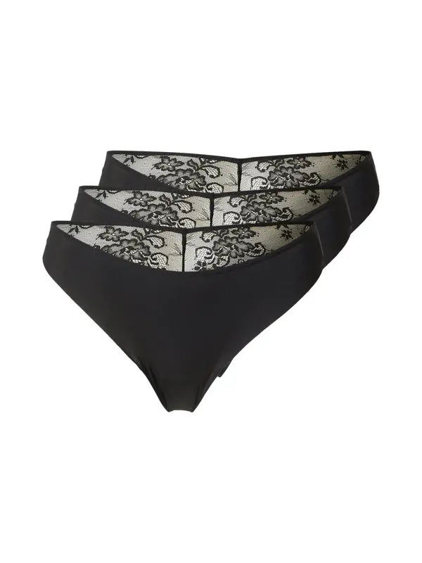 Hunkemöller Hunkemöller Tangice  črna