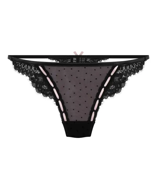Hunkemöller Hunkemöller Tangice 'Dorothy'  črna