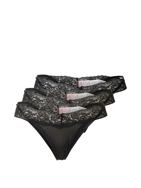 Hunkemöller Hunkemöller Tangice 'Elliena'  črna